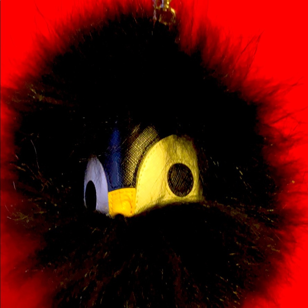 black monster key chain